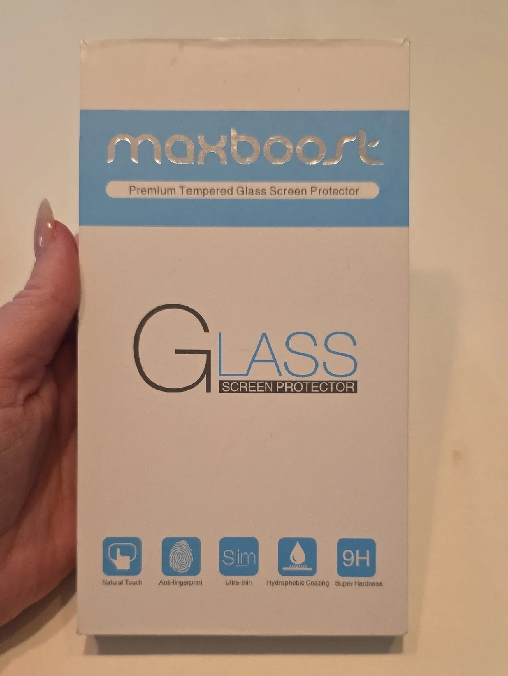 Glass VisionGuard+ Screen Protector iPhone 11 Pro/XS/X White New Eyesafe Tech